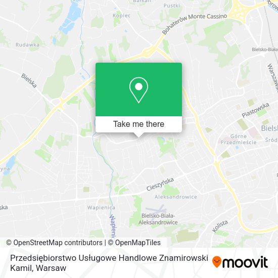 Przedsiębiorstwo Usługowe Handlowe Znamirowski Kamil map