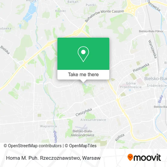 Карта Homa M. Puh. Rzeczoznawstwo