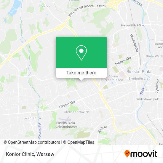 Konior Clinic map