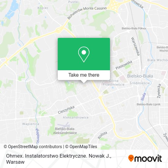 Карта Ohmex. Instalatorstwo Elektryczne. Nowak J.