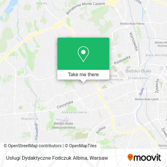 Usługi Dydaktyczne Fodczuk Albina map