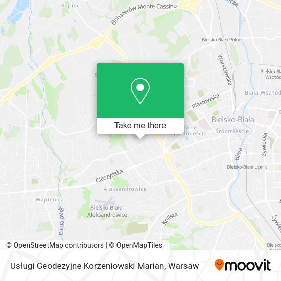 Usługi Geodezyjne Korzeniowski Marian map