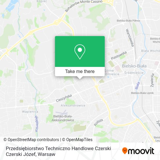 Przedsiębiorstwo Techniczno Handlowe Czerski Czerski Józef map