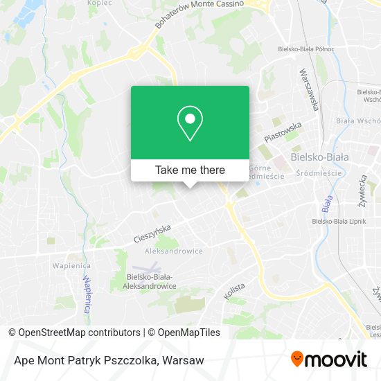 Ape Mont Patryk Pszczolka map