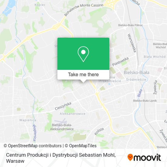 Карта Centrum Produkcji i Dystrybucji Sebastian Mohl