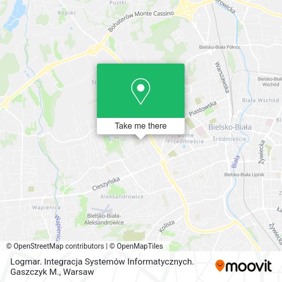 Logmar. Integracja Systemów Informatycznych. Gaszczyk M. map