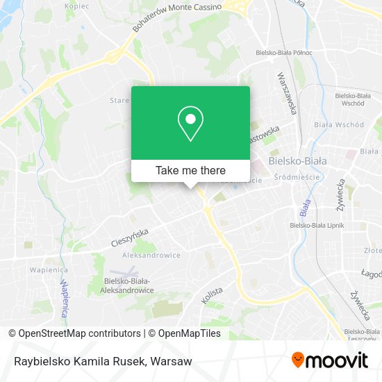 Карта Raybielsko Kamila Rusek