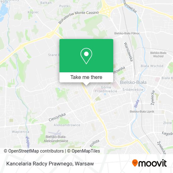 Kancelaria Radcy Prawnego map