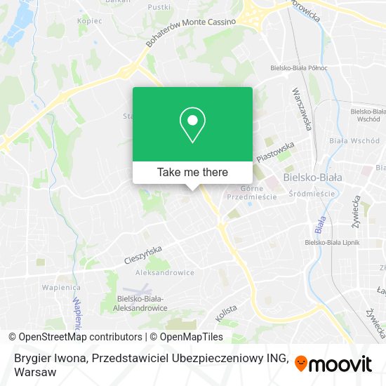 Brygier Iwona, Przedstawiciel Ubezpieczeniowy ING map