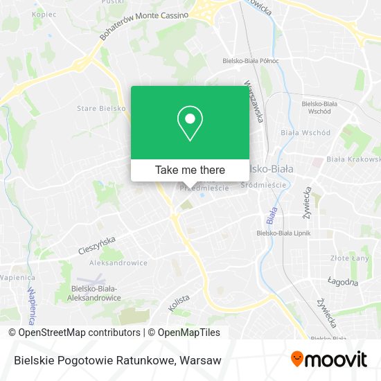 Bielskie Pogotowie Ratunkowe map