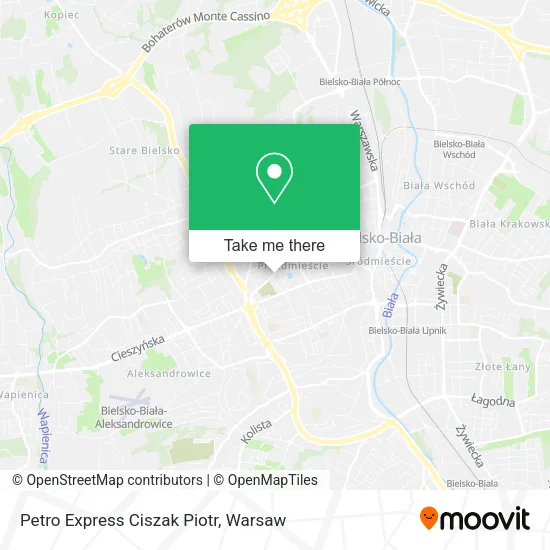 Карта Petro Express Ciszak Piotr