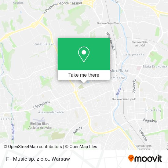 F - Music sp. z o.o. map