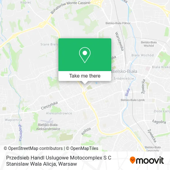 Карта Przedsieb Handl Uslugowe Motocomplex S C Stanislaw Wala Alicja