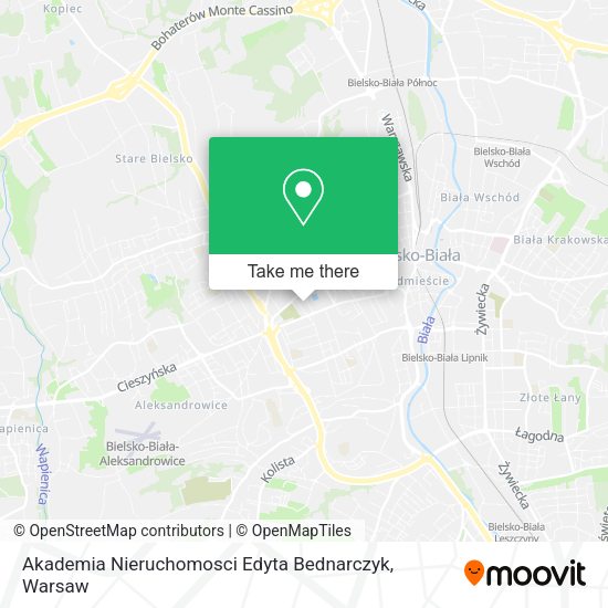 Akademia Nieruchomosci Edyta Bednarczyk map