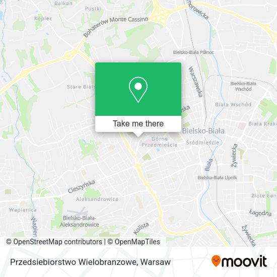 Przedsiebiorstwo Wielobranzowe map