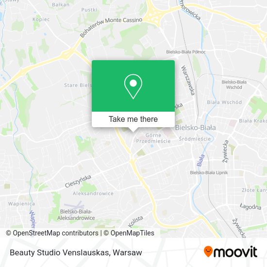 Beauty Studio Venslauskas map