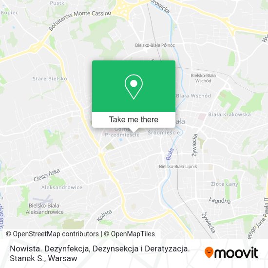 Nowista. Dezynfekcja, Dezynsekcja i Deratyzacja. Stanek S. map