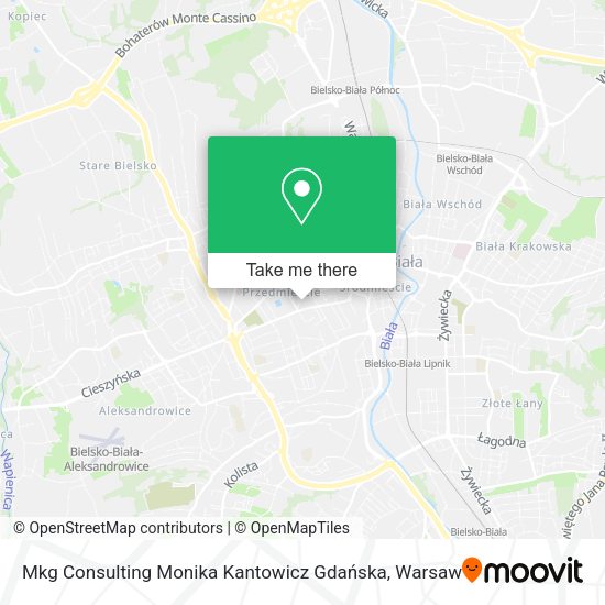 Карта Mkg Consulting Monika Kantowicz Gdańska