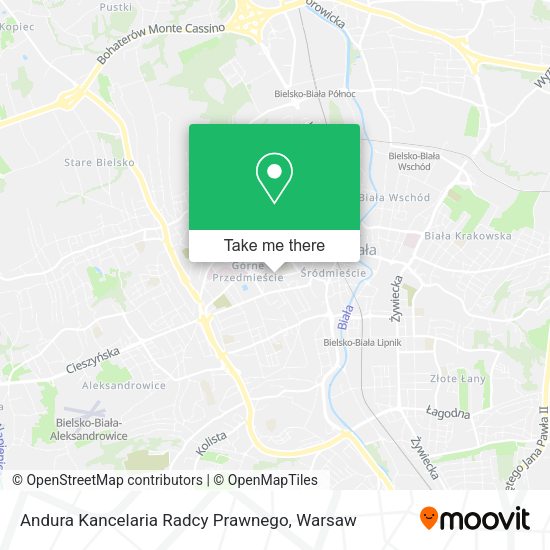 Andura Kancelaria Radcy Prawnego map