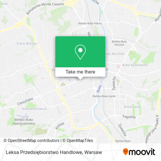 Leksa Przedsiębiorstwo Handlowe map