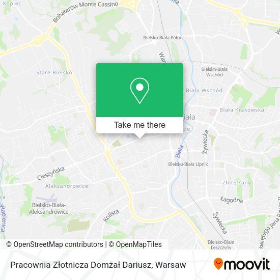 Pracownia Złotnicza Domżał Dariusz map