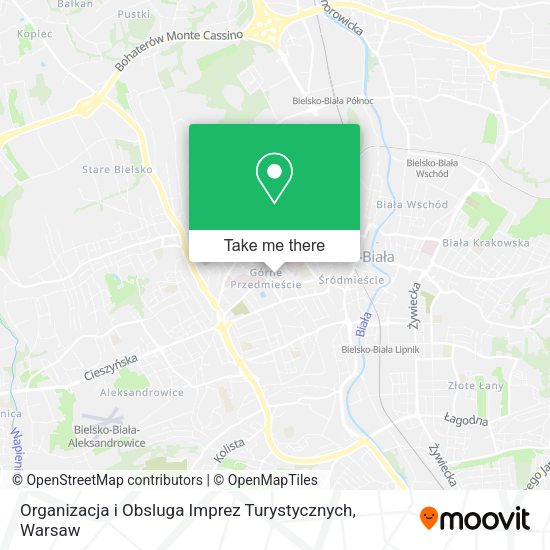 Organizacja i Obsluga Imprez Turystycznych map