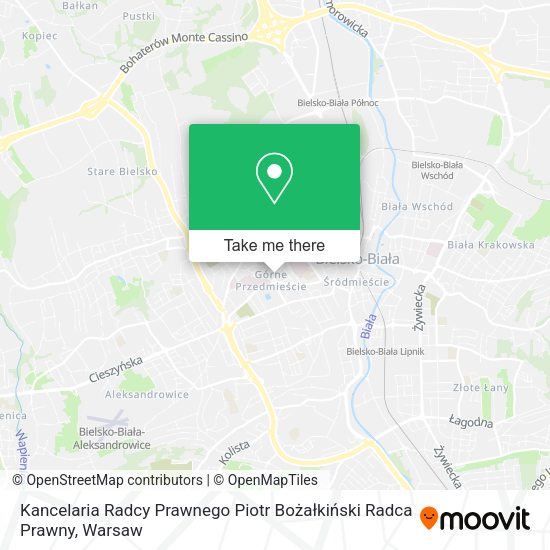 Kancelaria Radcy Prawnego Piotr Bożałkiński Radca Prawny map