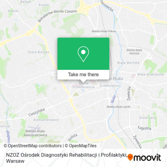 NZOZ Ośrodek Diagnostyki Rehabilitacji i Profilaktyki map