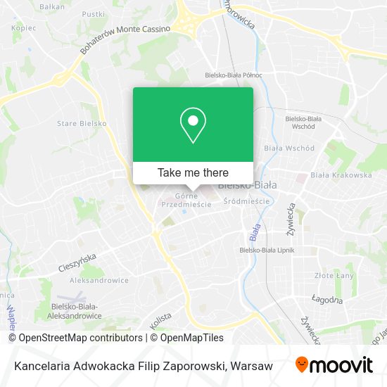 Kancelaria Adwokacka Filip Zaporowski map