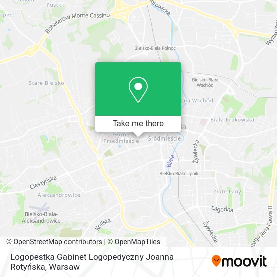 Logopestka Gabinet Logopedyczny Joanna Rotyńska map