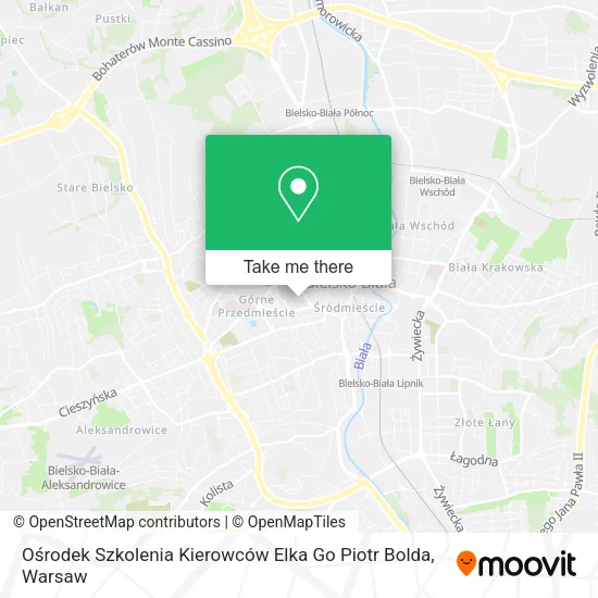 Карта Ośrodek Szkolenia Kierowców Elka Go Piotr Bolda