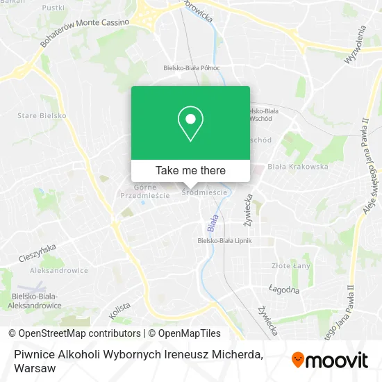 Карта Piwnice Alkoholi Wybornych Ireneusz Micherda