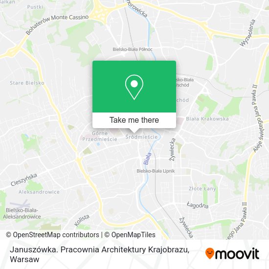 Januszówka. Pracownia Architektury Krajobrazu map