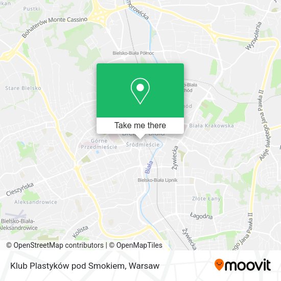 Klub Plastyków pod Smokiem map