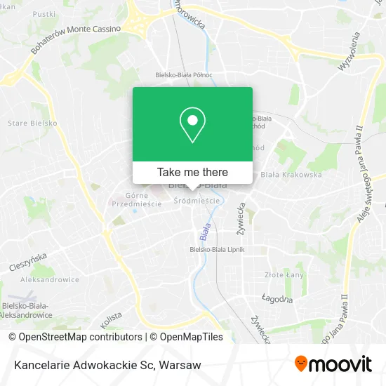 Kancelarie Adwokackie Sc map