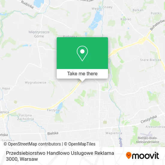 Карта Przedsiebiorstwo Handlowo Uslugowe Reklama 3000