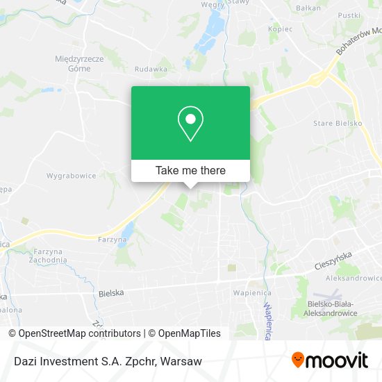 Dazi Investment S.A. Zpchr map