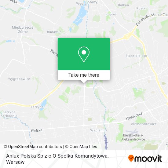 Anlux Polska Sp z o O Spólka Komandytowa map