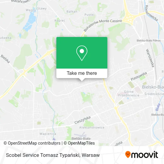 Карта Scobel Service Tomasz Typański