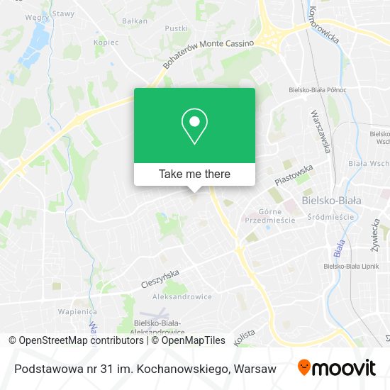 Карта Podstawowa nr 31 im. Kochanowskiego