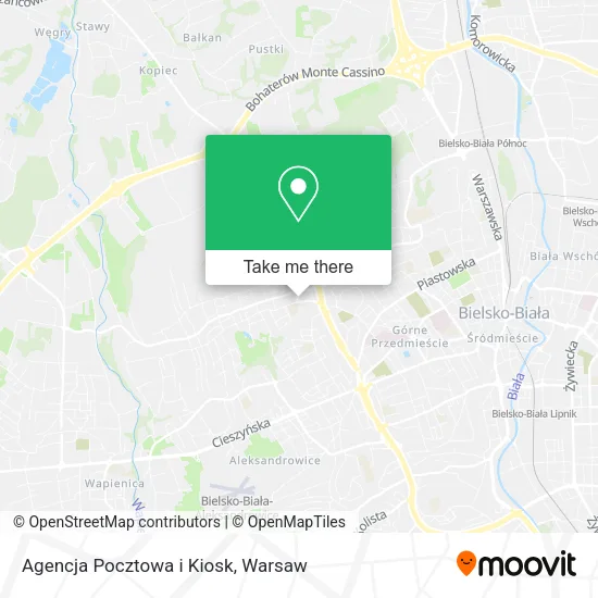 Agencja Pocztowa i Kiosk map