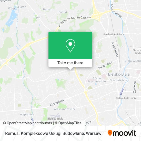 Remus. Kompleksowe Usługi Budowlane map