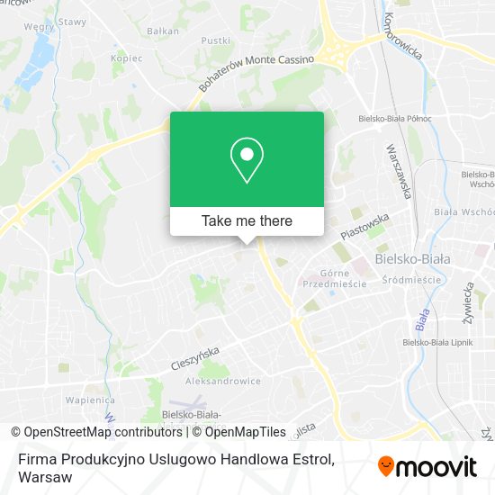 Firma Produkcyjno Uslugowo Handlowa Estrol map