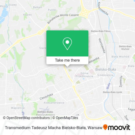 Transmedium Tadeusz Macha Bielsko-Biała map