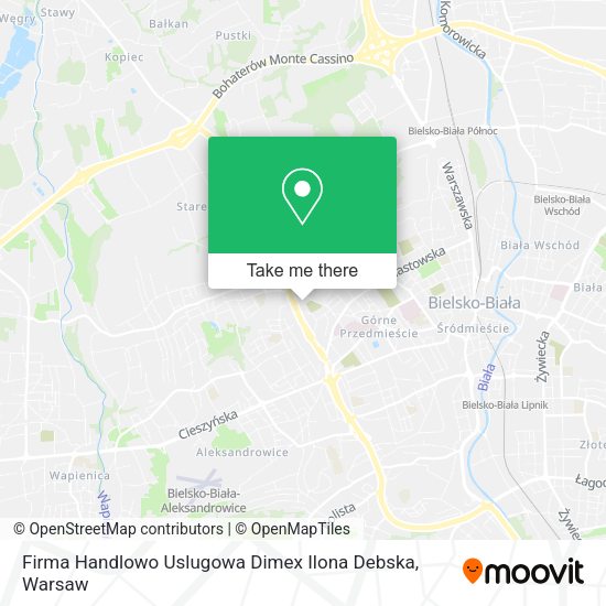 Firma Handlowo Uslugowa Dimex Ilona Debska map