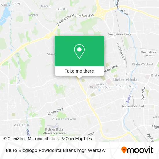 Карта Biuro Bieglego Rewidenta Bilans mgr