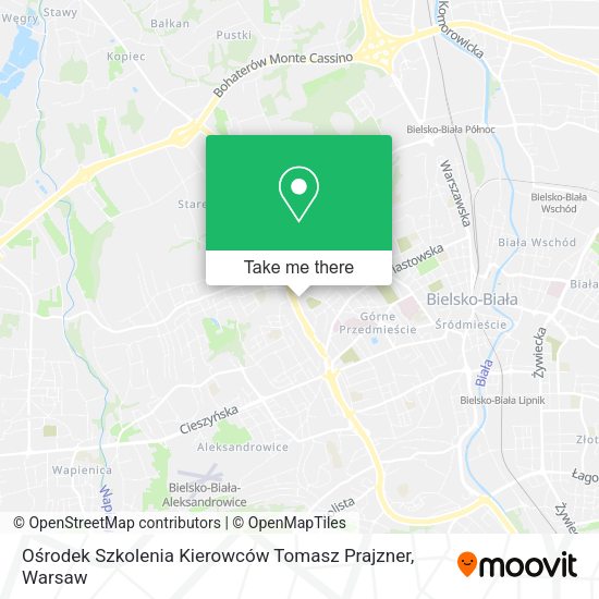 Ośrodek Szkolenia Kierowców Tomasz Prajzner map