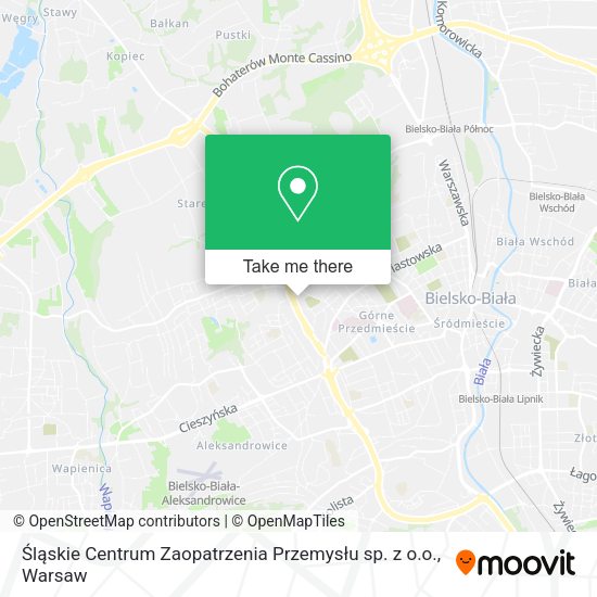 Śląskie Centrum Zaopatrzenia Przemysłu sp. z o.o. map