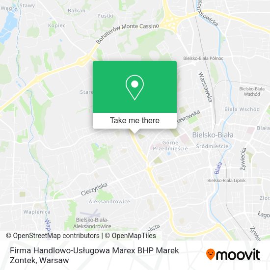 Firma Handlowo-Usługowa Marex BHP Marek Zontek map