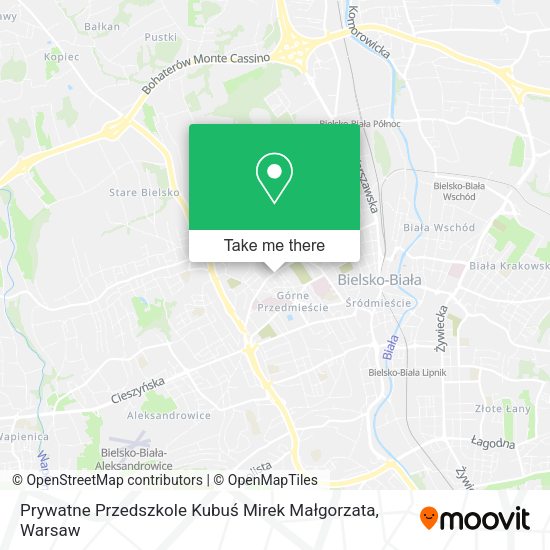 Prywatne Przedszkole Kubuś Mirek Małgorzata map